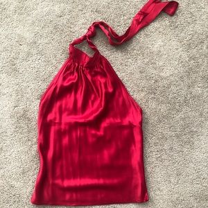 Red halter